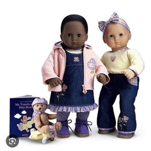 VGUC Bitty Baby Travel Outfit & Accessories